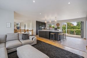 Sitting area and kitchen- click for photo gallery